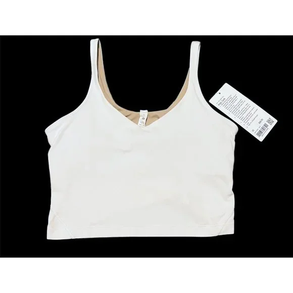 *SOLD, PLEASE DO NOT BUY * White Lululemon Align Tank, Size 10, Comfortable - Picture 1 of 4